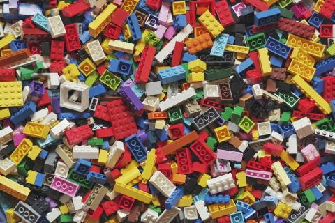 LEGO blocks. 