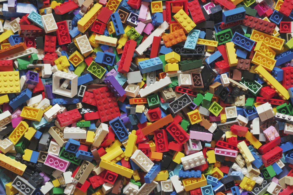 LEGO blocks. 